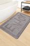 Mijölnir Enjoy - Alfombrilla de baño Gris 60 x 100 cm